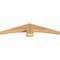 Ekena Millwork Bellingham Timber Gable Bracket, Western Red Cedar, 48"W x 10"H x 3 1/2"D x 5 1/2"F, 5/12 Pitch GBW048X10X0406BEL00SWR - alternate 4